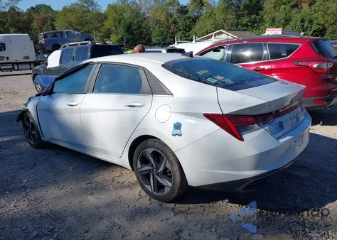 2021 Hyundai Elantra Limited from USA, damaged, VIN 5NPLP4AG8MH008321